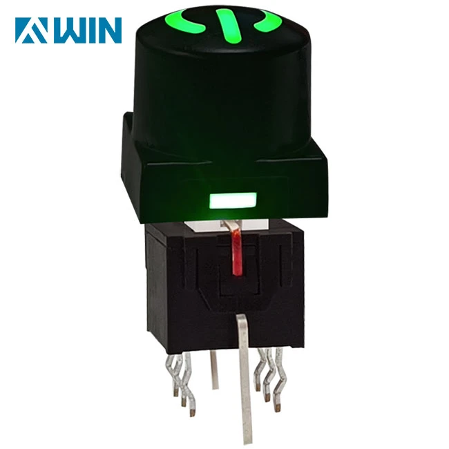 Nút ấn xúc giác được chiếu sáng có nắp
