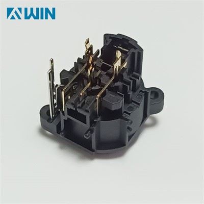Push XLR Connector Female PCB Mount